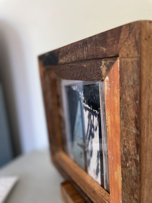 KI-generiertes Bild,Vintage Wand Bilderrahmen 15x15cm Fotorahmen Retro