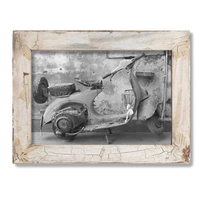 KI-generiertes Bild,Vintage Wand-Bilderrahmen 20x30cm Weiß Fotorahmen Retro