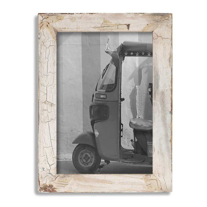 KI-generiertes Bild,Vintage Wand-Bilderrahmen 20x30cm Weiß Fotorahmen Retro