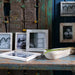 KI-generiertes Bild,Vintage Wand-Bilderrahmen 20x30cm Weiß Filligran Fotorahmen Retro