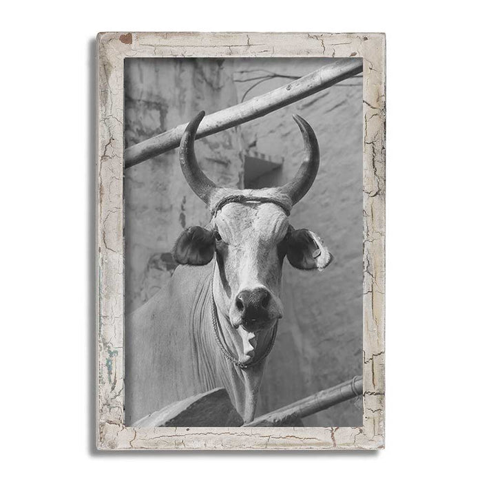 KI-generiertes Bild,Vintage Wand-Bilderrahmen 20x30cm Weiß Filligran Fotorahmen Retro