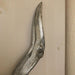 KI-generiertes Bild,Wand Deko-Objekt Möwe 34cm Aluminium Silber Deko-Figur