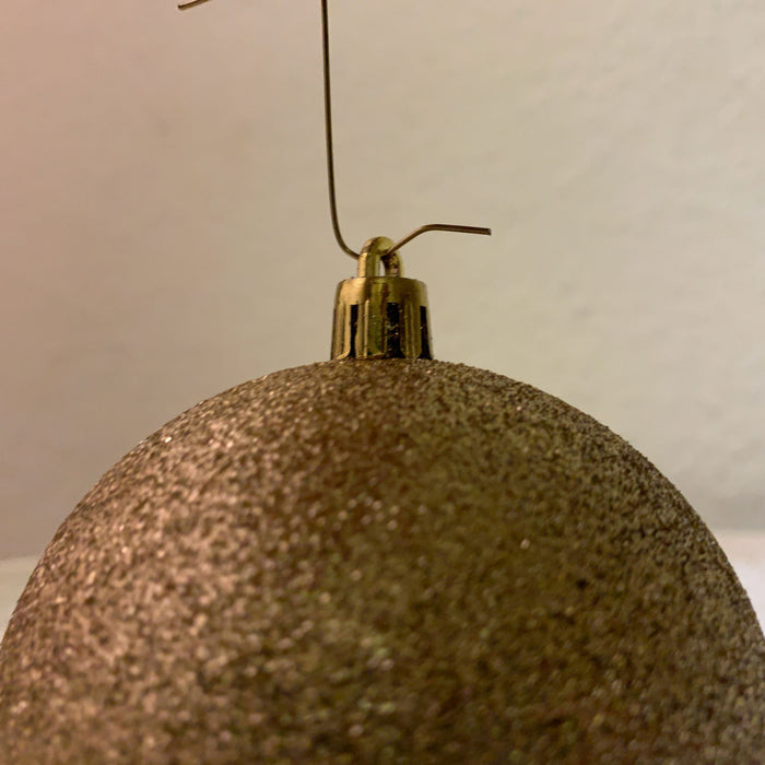 KI-generiertes Bild,50 Schnell-Aufhänger Anhänger Gold Weihnachtskugeln Baum-Kugel Haken