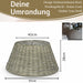KI-generiertes Bild,Weihnachtsbaum Rock Weide 57cm Grau Christmas Tree Skirt Christbaumständer