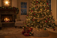 KI-generiertes Bild,Weihnachtsbaum Rock Weide 57cm Grau Christmas Tree Skirt Christbaumständer