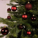 KI-generiertes Bild,30 Kunststoff Weihnachtskugeln Rot 4cm-6cm Baumkugel Dekokugel