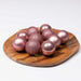 KI-generiertes Bild,33 Christbaumkugeln Kunststoff Pink Spitze Stern Weihnachtskugeln