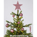 KI-generiertes Bild,33 Christbaumkugeln Kunststoff Rot Weihnachtsrot Spitze Stern Weihnachtskugeln