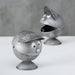 KI-generiertes Bild,XL Sturmaschenbecher Metall Smoky Grau 16cm Cappy Windaschenbecher Ascher