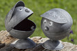 KI-generiertes Bild,XL Sturmaschenbecher Metall Smoky Grau 16cm Cappy Windaschenbecher Ascher