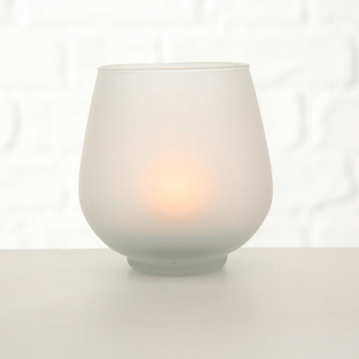 KI-generiertes Bild,2x Eisen Windlicht Gläser Schwarz Set Milch-Glas Teelichthalter Teelichtglas