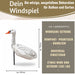 KI-generiertes Bild,Windspiel Windgans Gertrude 70cm Windsack Gartendeko für draußen