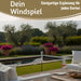 KI-generiertes Bild,Windspiel Windgans Gertrude 70cm Windsack Gartendeko für draußen