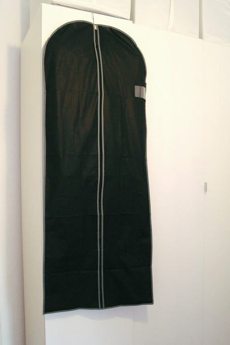 KI-generiertes Bild,2x Reise Kleidersack XL 150x60cm lang Schwarz Vlies Kleiderschutzhülle Anzugsack
