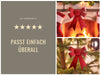 KI-generiertes Bild,2x XL Weihnachtsschleife Set 17cm Rot - funkelnd Schleife für Weihnachts-Deko