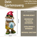 KI-generiertes Bild,XL Deko Figur Gartenzwerg Beachball 20cm Gnom Skulptur Gartenstatue Statue Objekt
