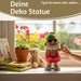 KI-generiertes Bild,XL Deko Figur Gartenzwerg Cocktail 20cm Gnom Skulptur Gartenstatue Statue Objekt