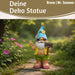 KI-generiertes Bild,XL Deko Figur Gartenzwerg Summer 23cm Gnom Skulptur Gartenstatue Statue Objekt