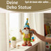 KI-generiertes Bild,XL Deko Figur Gartenzwerg Summer 23cm Gnom Skulptur Gartenstatue Statue Objekt