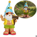 KI-generiertes Bild XL Deko Figur Gartenzwerg Summer 23cm Gnom Skulptur Gartenstatue Statue Objekt