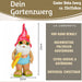 KI-generiertes Bild,XL Deko Figur Gartenzwerg Surfer 23cm Gnom Skulptur Gartenstatue Statue Objekt