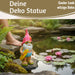 KI-generiertes Bild,XL Deko Figur Gartenzwerg Surfer 23cm Gnom Skulptur Gartenstatue Statue Objekt