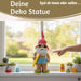 KI-generiertes Bild,XL Deko Figur Gartenzwerg Surfer 23cm Gnom Skulptur Gartenstatue Statue Objekt