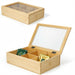 KI-generiertes Bild Holz Aufbewahrungsbox Teebox 6 Fächer mit Deckel Schmuckkiste Teekiste Teekasten