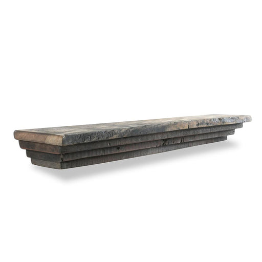 KI-generiertes Bild,XL Vintage Holz Wandregal Dehli 60cm Braun Fundholz Küchenregal Wandboard
