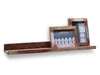 KI-generiertes Bild,Holz Wandregal Bilderregal 60cm Braun Fundholz Wandboard Bilderrahmenleiste Ablage