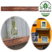 KI-generiertes Bild XL Holz Wandregal Bilderregal 80cm Braun Fundholz Wandboard Bilderrahmenleiste Ablage