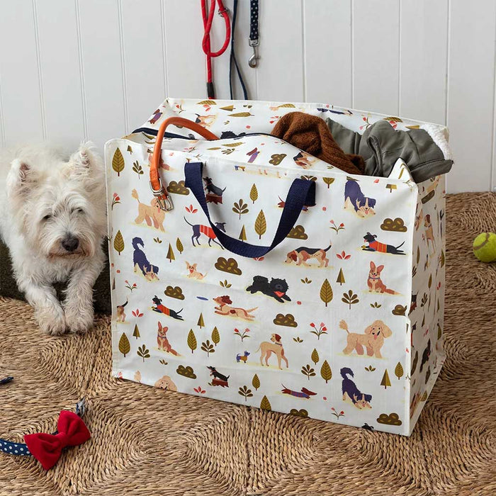 KI-generiertes Bild,XXL Jumbo Bag Dog Park Hunde 55cm Aufbewahrungstasche Einkaufstasche