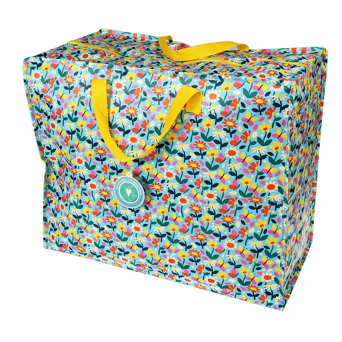 KI-generiertes Bild,XXL Jumbo Bag Blumen 55cm Aufbewahrungstasche Einkaufstasche