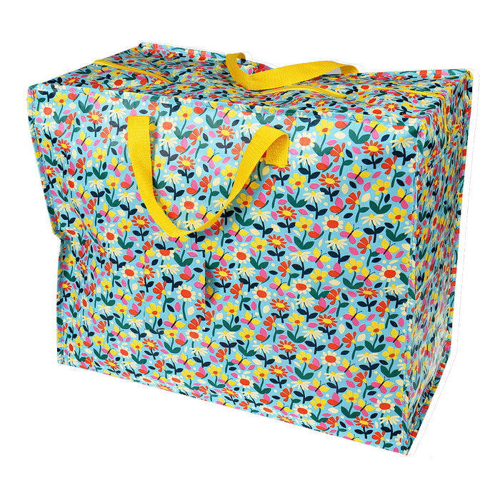 KI-generiertes Bild,XXL Jumbo Bag Blumen 55cm Aufbewahrungstasche Einkaufstasche