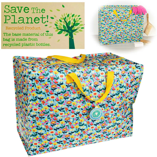 KI-generiertes Bild,XXL Jumbo Bag Blumen 55cm Aufbewahrungstasche Einkaufstasche