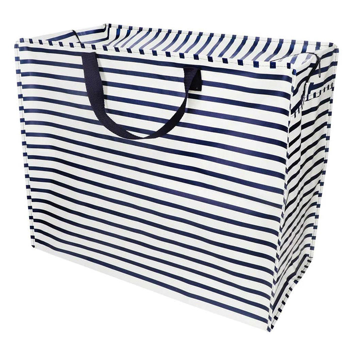 KI-generiertes Bild,XXL Jumbo Bag Nautical Stripes gestreift 55cm Aufbewahrungstasche Einkaufstasche