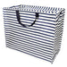 KI-generiertes Bild,XXL Jumbo Bag Nautical Stripes gestreift 55cm Aufbewahrungstasche Einkaufstasche