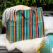 KI-generiertes Bild,XXL Jumbo Bag Retro 70´ziger Steifen 55cm Aufbewahrungstasche Einkaufstasche