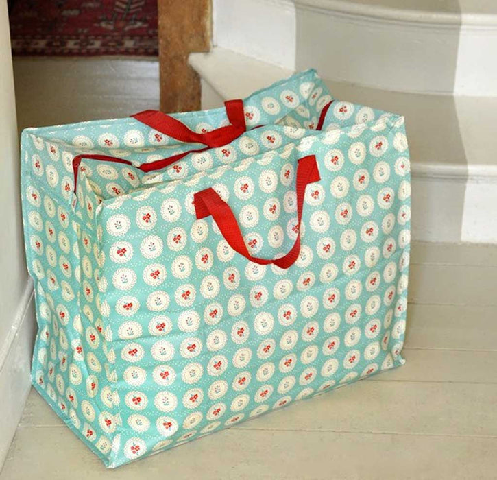 KI-generiertes Bild,XXL Jumbo Bag Vintage Doily 55cm Aufbewahrungstasche Einkaufstasche