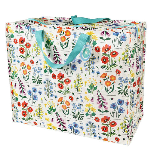 KI-generiertes Bild,XXL Jumbo Bag Wild Flowers 55cm Aufbewahrungstasche Einkaufstasche