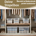 KI-generiertes Bild,XL Stapelbox Allzweckbox 40x28x20cm ?? mit Deckel Transportbox Stapelkiste