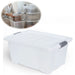 KI-generiertes Bild XL Stapelbox Allzweckbox 40x28x20cm mit Deckel Transportbox Stapelkiste