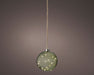 KI-generiertes Bild,XL Deko Glas Lichtkugel 15LED 10cm Grün Silber Glaskugel Timer Batterie Anhängen