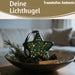 KI-generiertes Bild,XL Deko Glas Lichtkugel 15LED 15cm Herz Petrol Gold Sterne Timer Batterie Anhängen