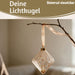 KI-generiertes Bild,XL Deko Glas Lichtkugel 30LED 14cm Gold Rose Glaskugel Timer Batterie Anhängen