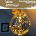 KI-generiertes Bild,XL LED Deko Glas Licht-Kugel 14cm Hanf-Tau Timer WarmWeiß Batterie Sisal-Seil