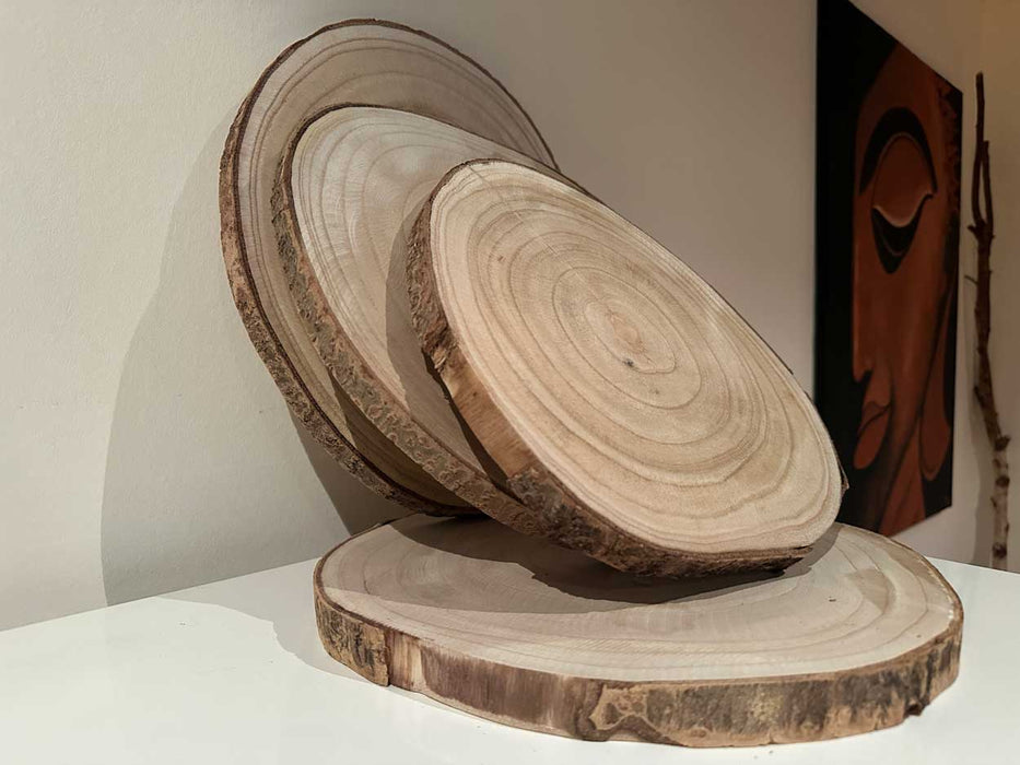 KI-generiertes Bild,XL Rindenbrett Baumscheibe Rund Holz Ø 30cm Astscheibe Rindenscheibe