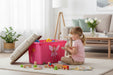 KI-generiertes Bild,XL Spielzeugkiste Prinzessin Fee Aufbewahrungsbox Rollbox Rollen