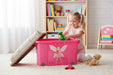 KI-generiertes Bild,XL Spielzeugkiste Prinzessin Fee Aufbewahrungsbox Rollbox Rollen