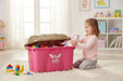 KI-generiertes Bild,XL Spielzeugkiste Prinzessin Fee Aufbewahrungsbox Rollbox Rollen